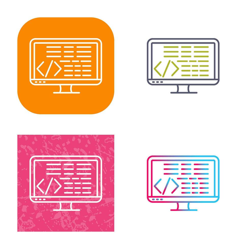Coding Vector Icon