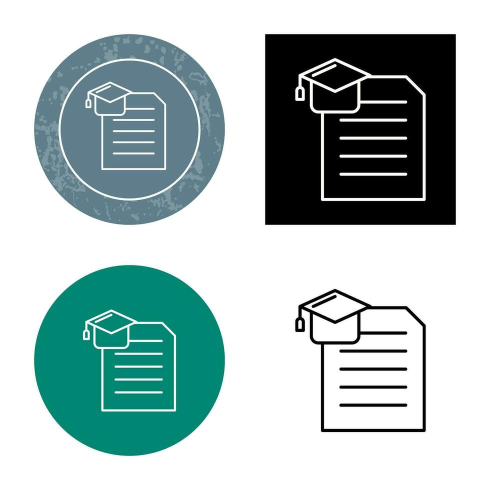 Degree Vector Icon
