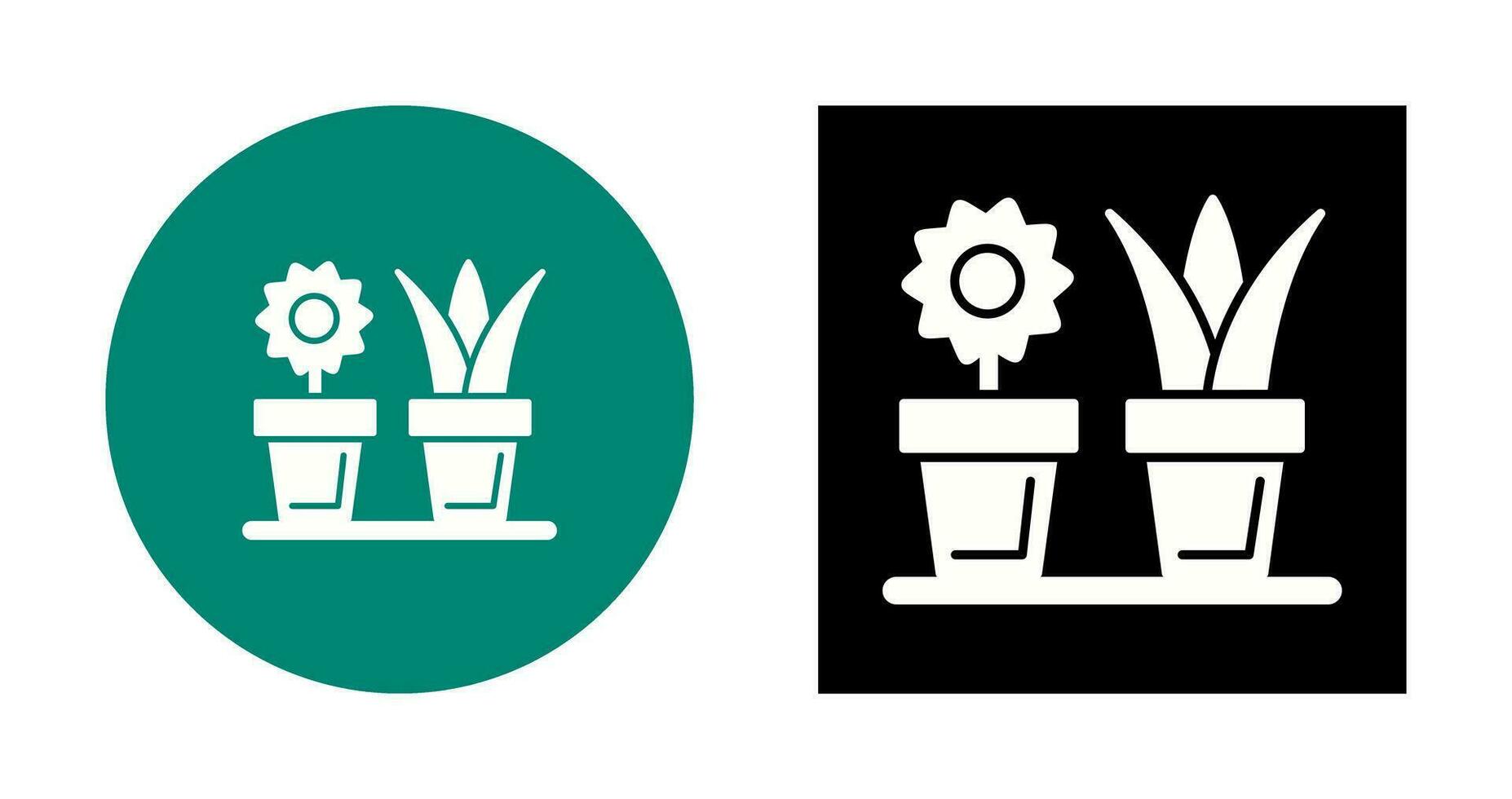 icono de vector de plantas de casa