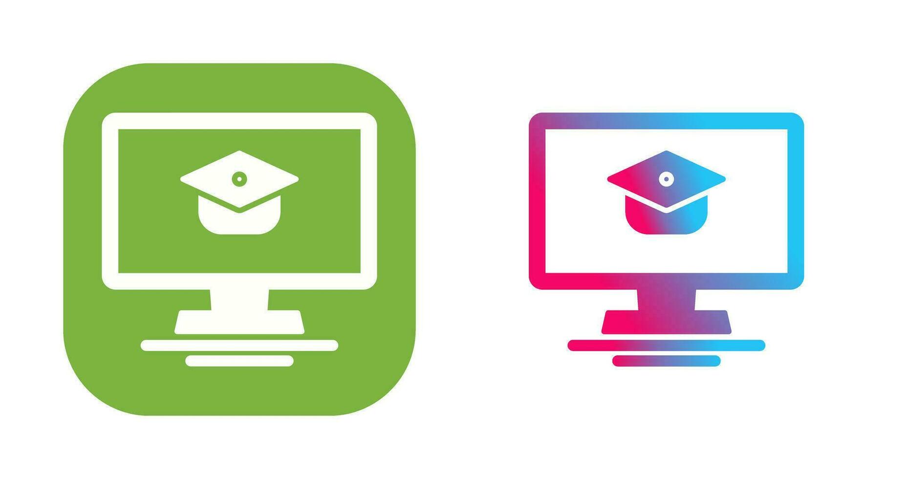 Online Course Vector Icon