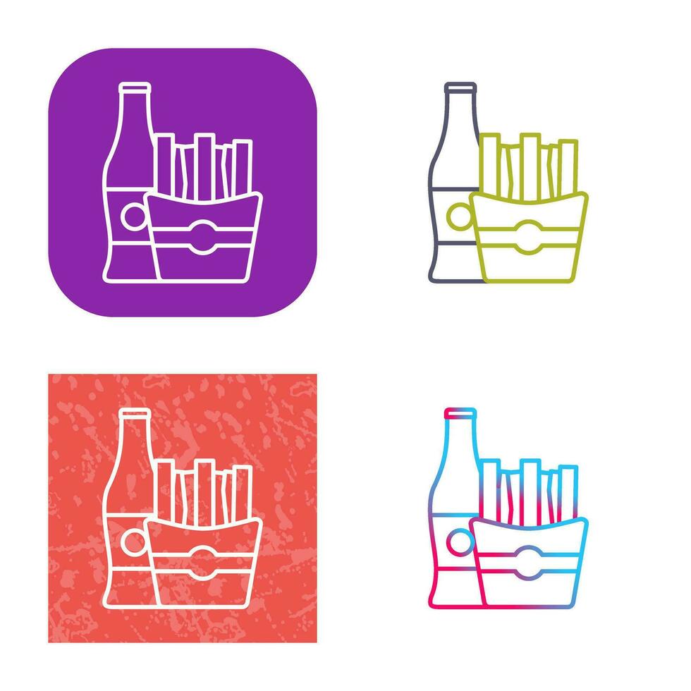 French Fries Vector Icon