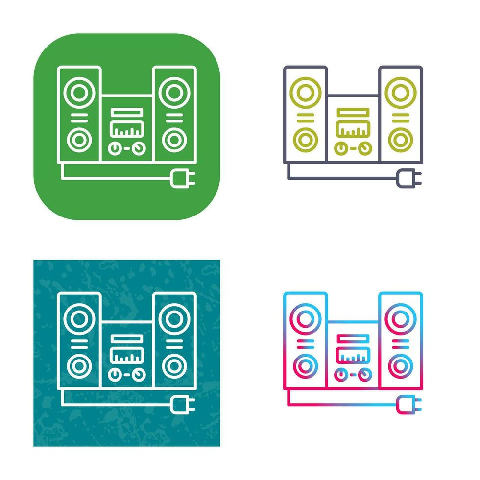 Stereo Vector Icon