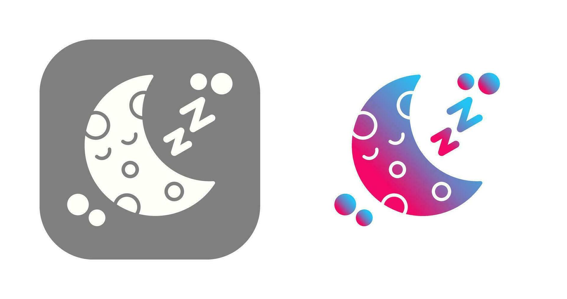 Sleeping Vector Icon