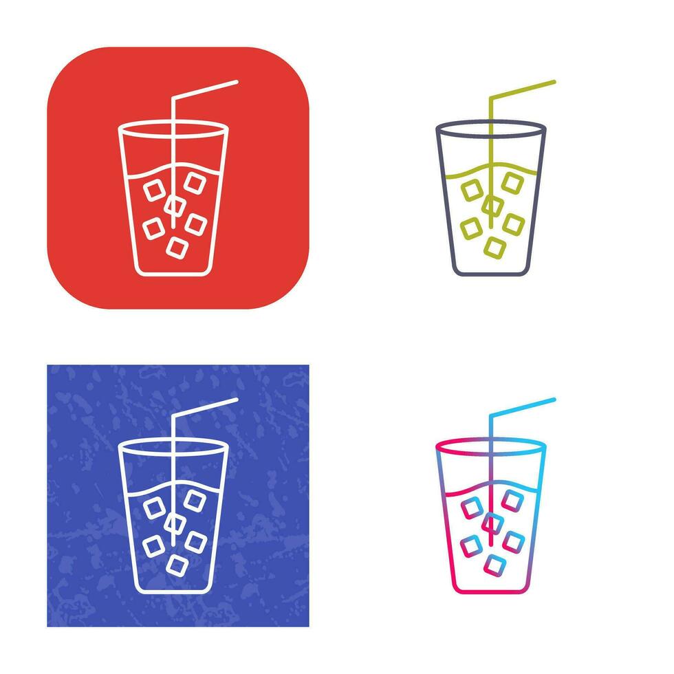 Cold Drink Vector Icon