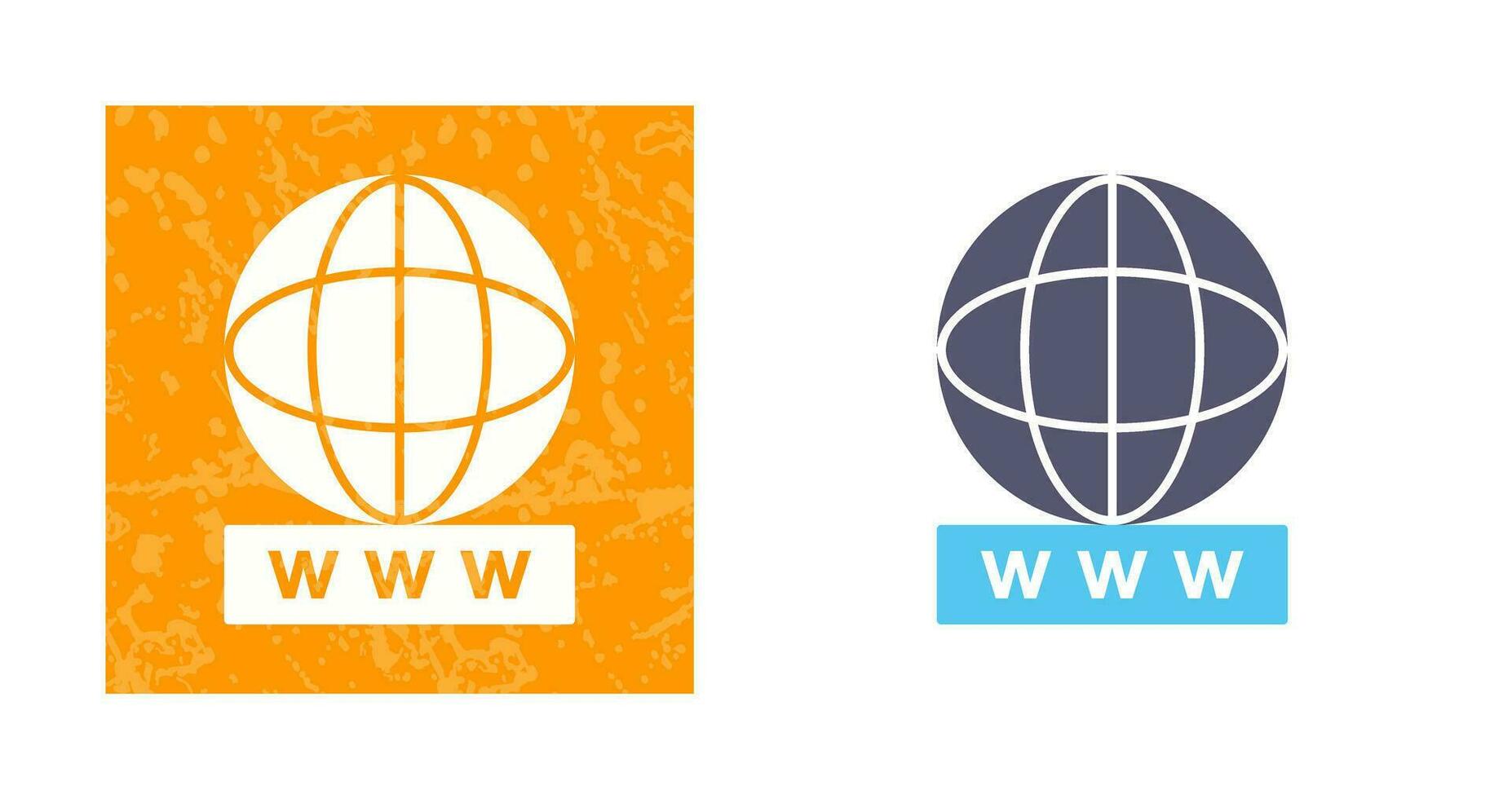 Unique World Wide Web Vector Icon