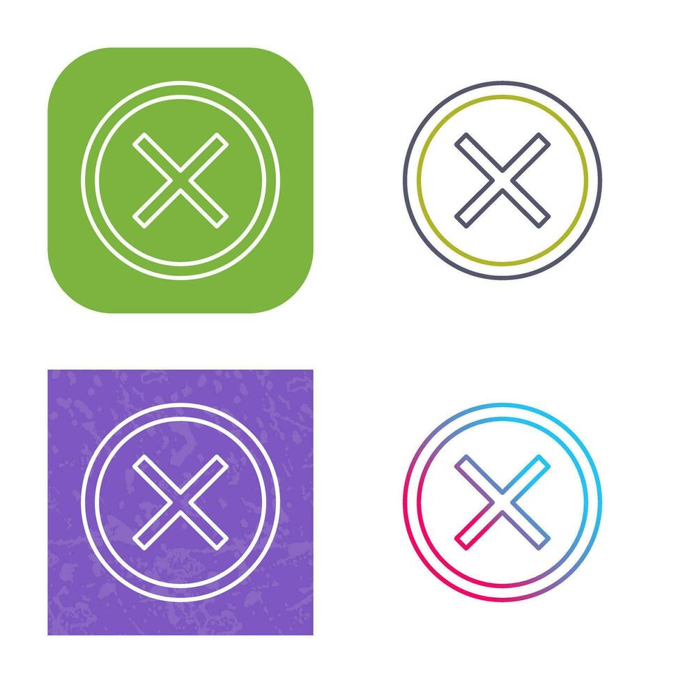 Do Not Cross Vector Icon