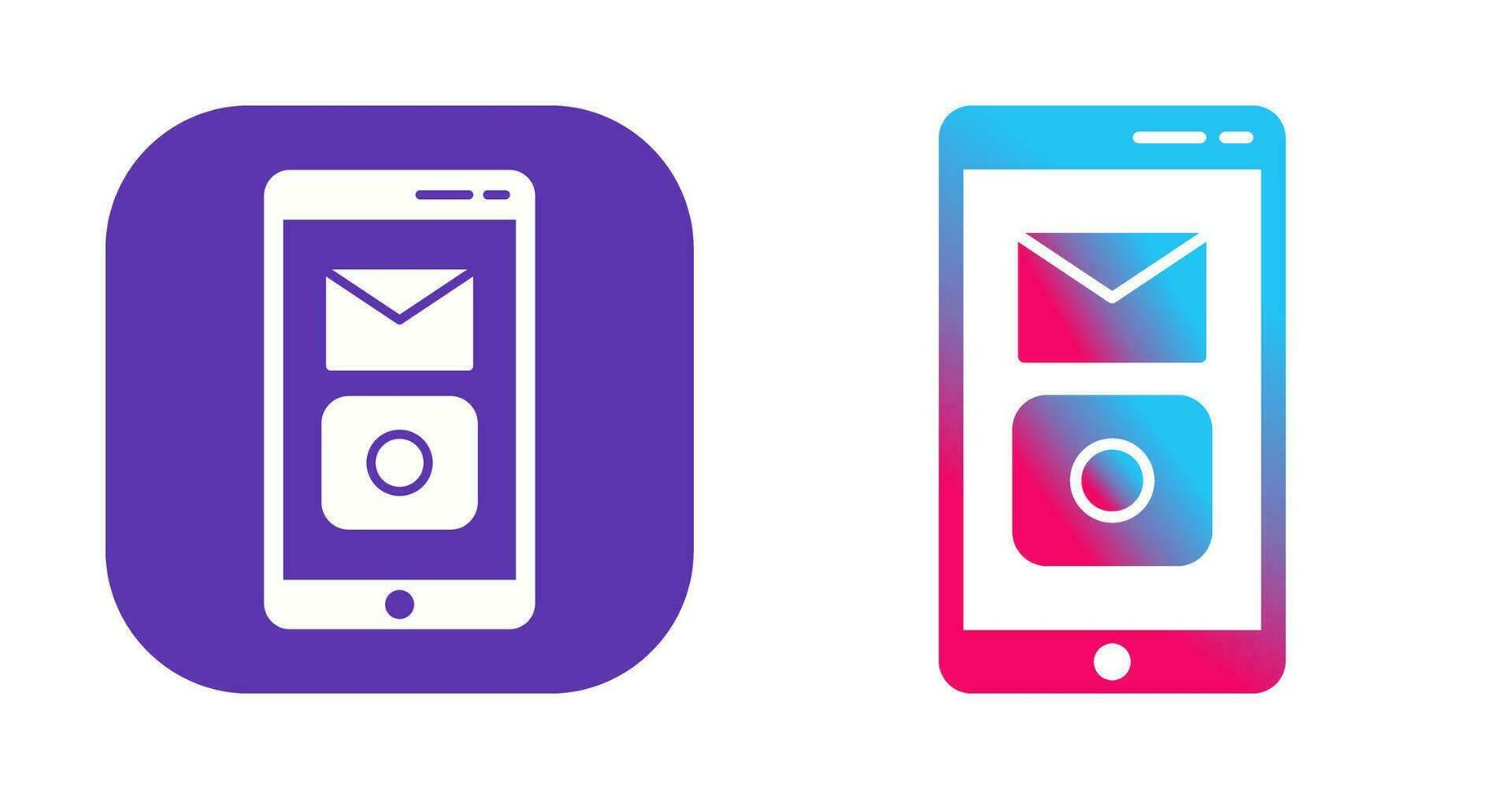 Unique Mobile Applications Vector Icon