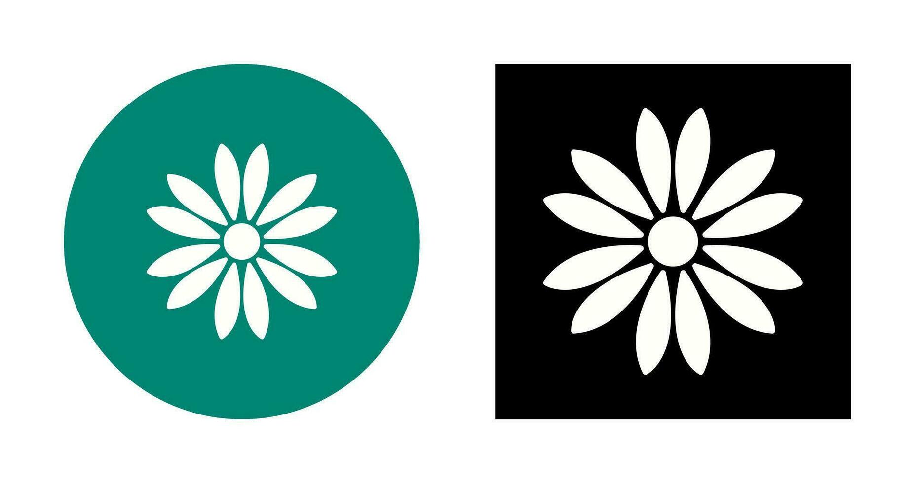 Unique Flower Vector Icon