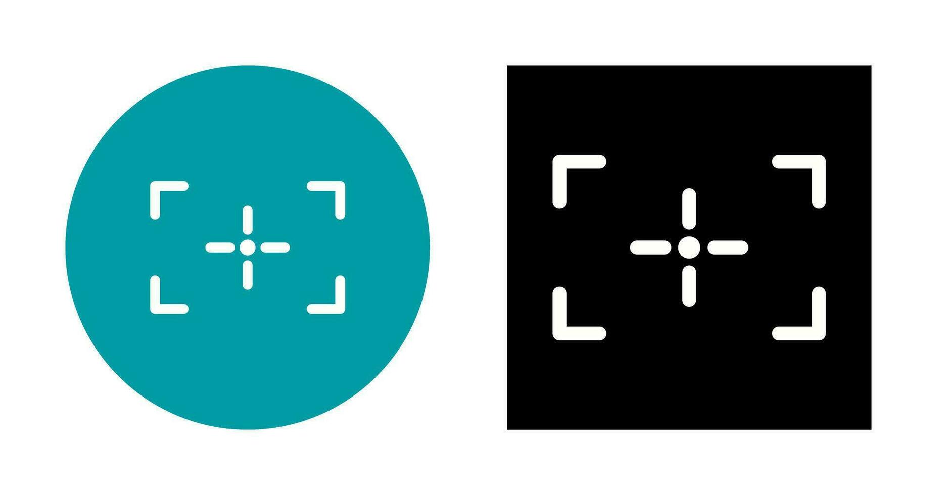 Unique Focus Vector Icon