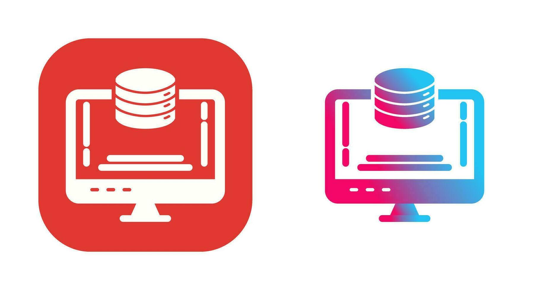 Data Storage Vector Icon