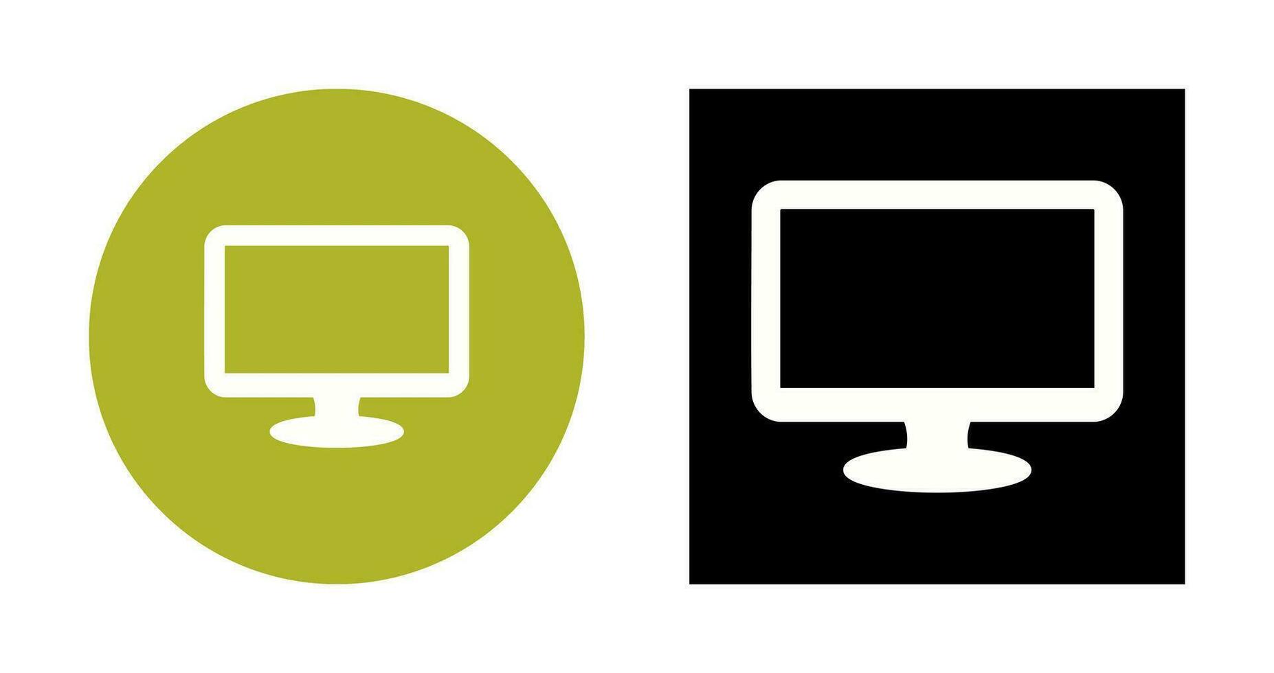 Monitor Vector Icon