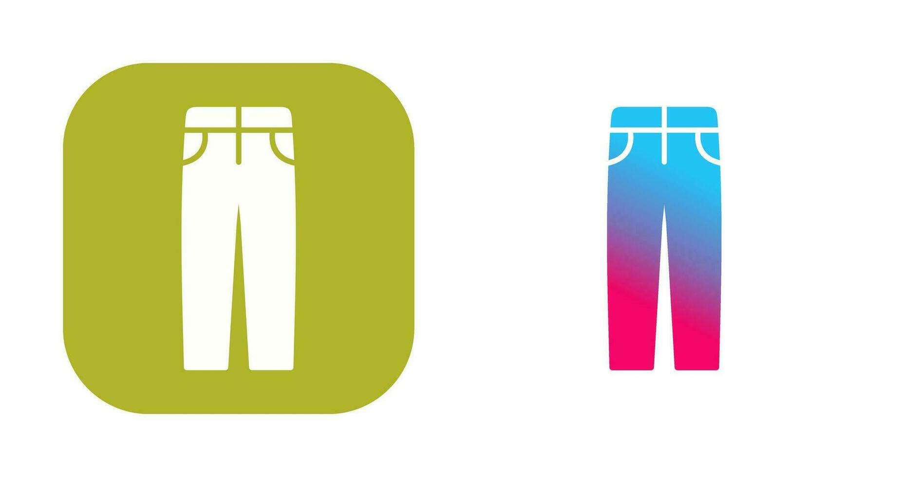 Men's Pants Vector Icon