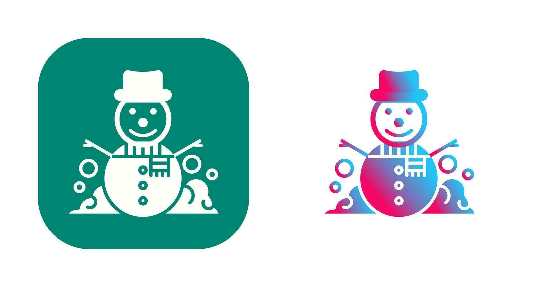 Snowman Vector Icon