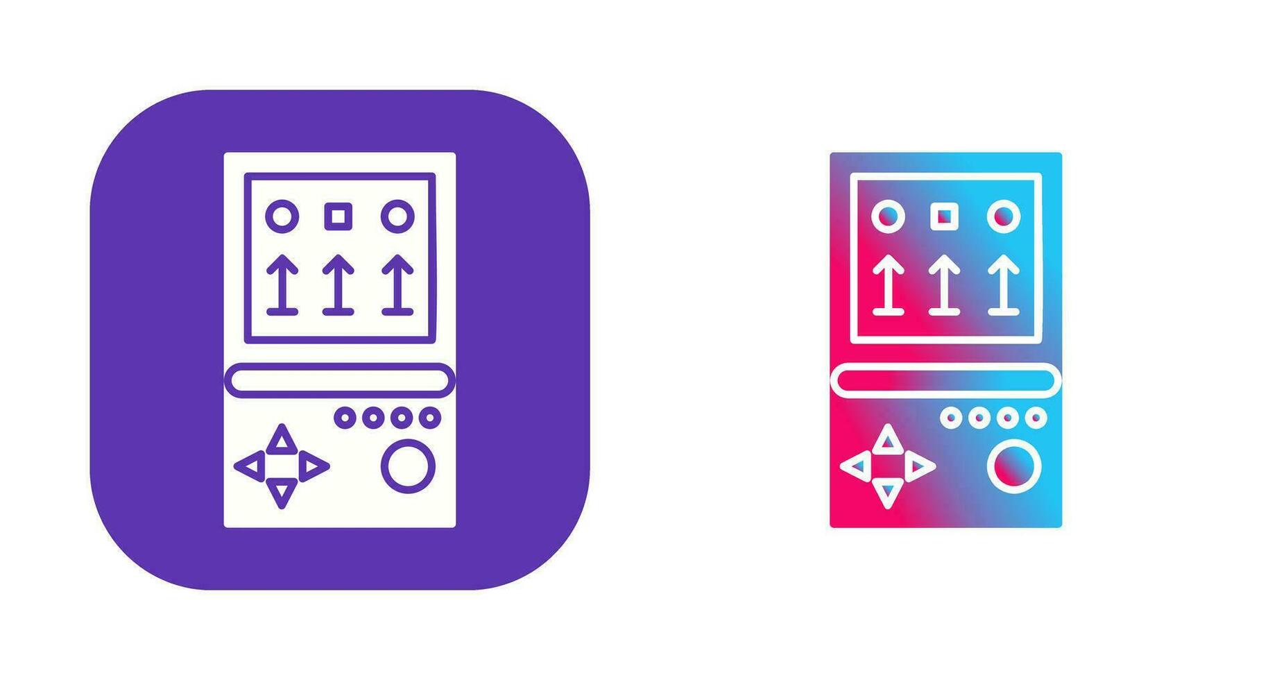 Unique Brick Game Vector Icon
