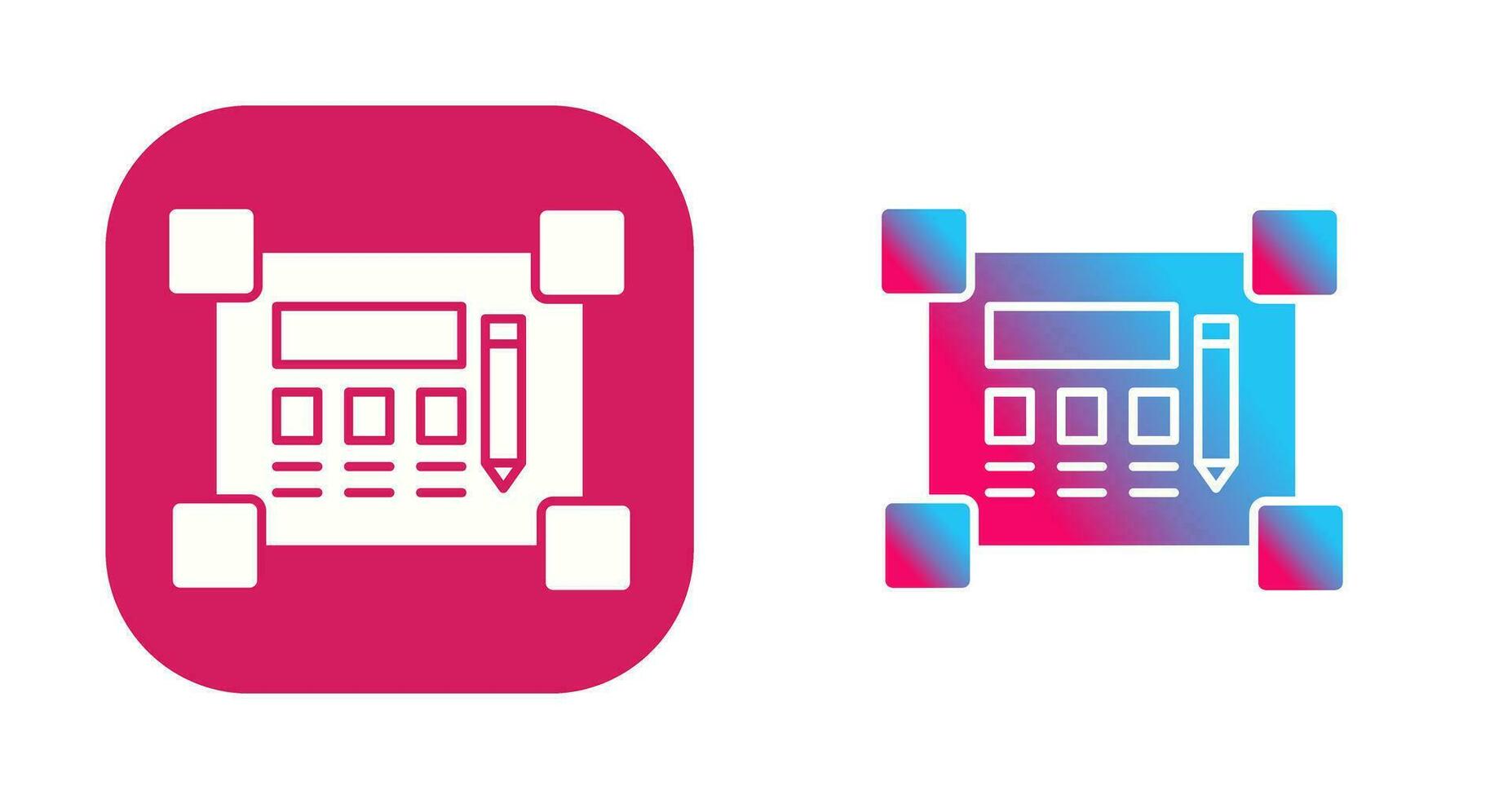 Blueprint Vector Icon