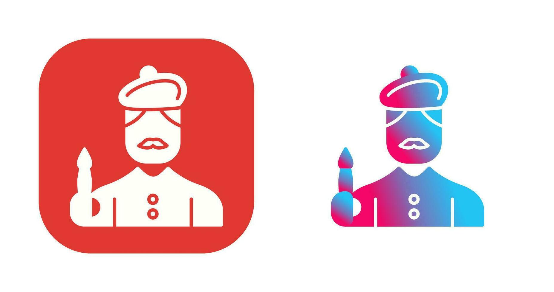 Artist Vector Icon