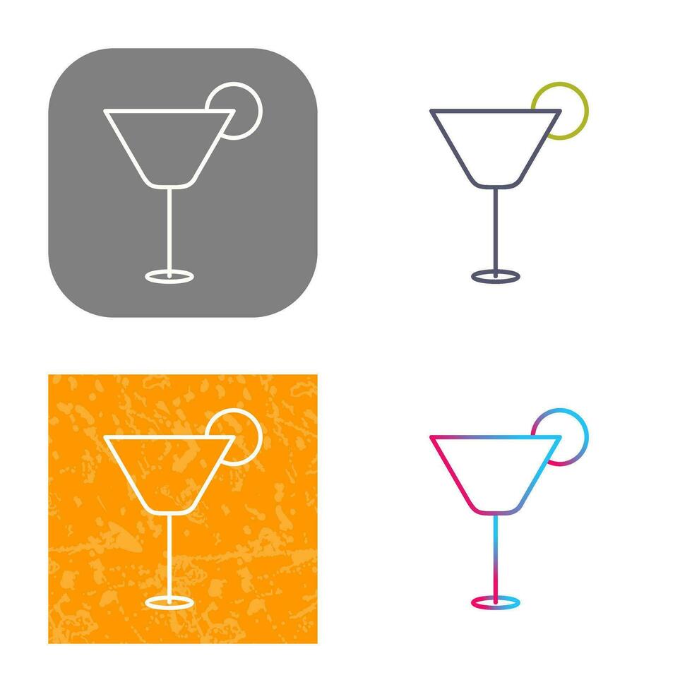 Cocktail Drink Vector Icon