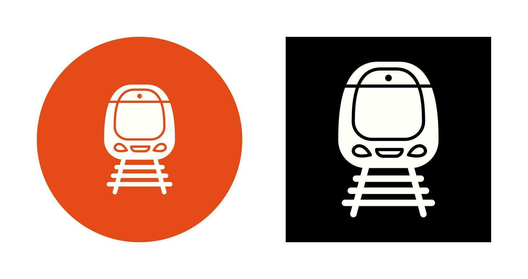 icono de vector de tren