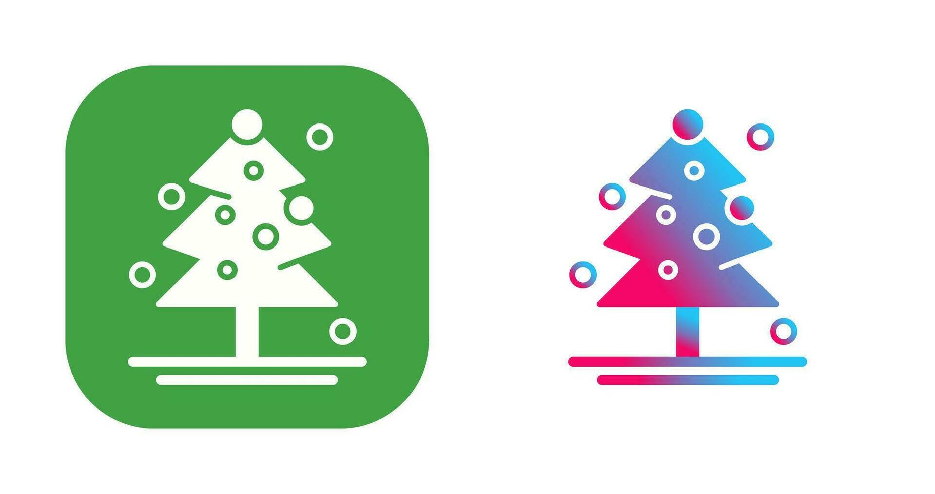 Christmas Tree Vector Icon