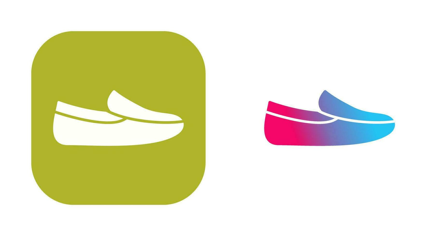 Men's Loafers Vector Icon