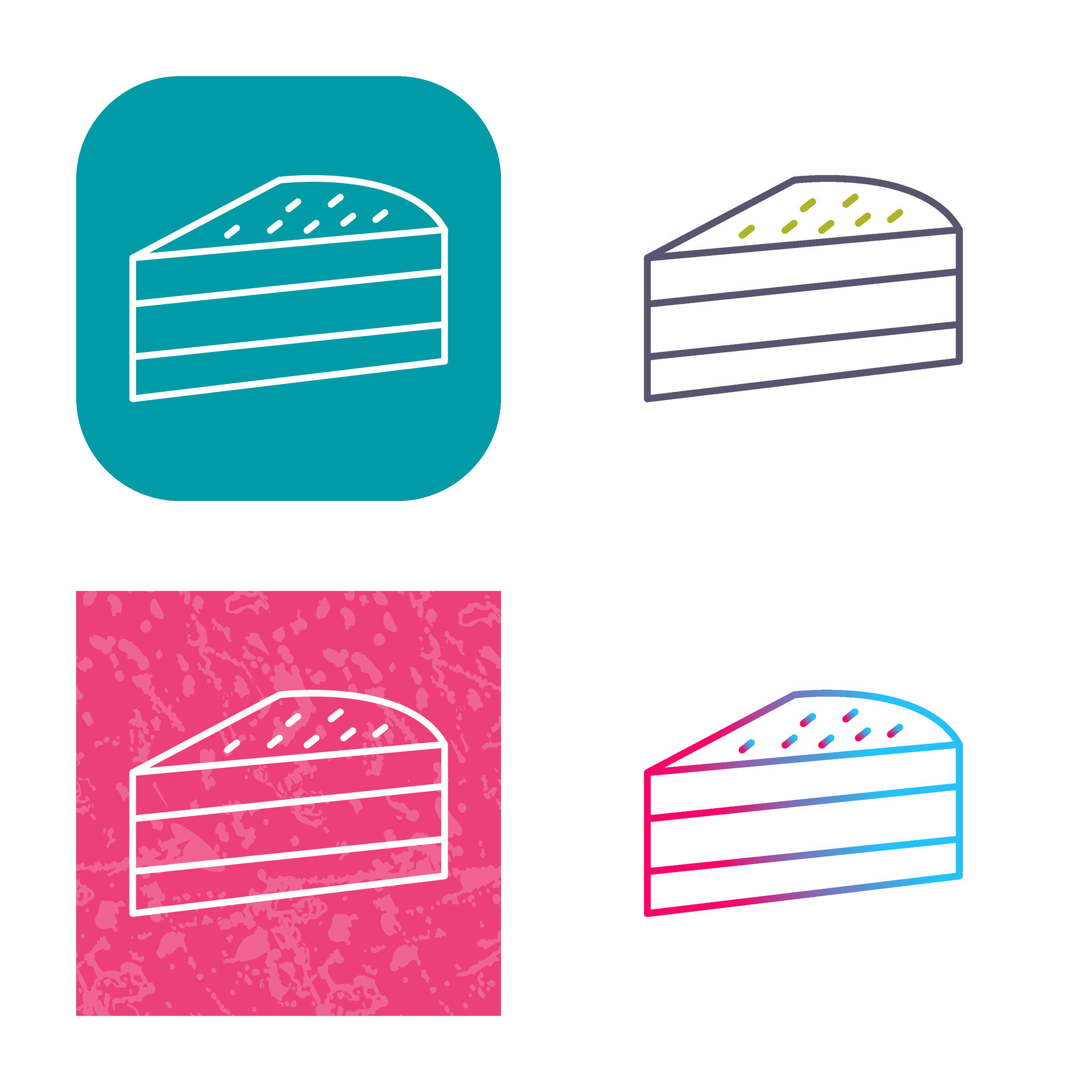 Cake Slice Vector Icon 29961876 Vector Art at Vecteezy