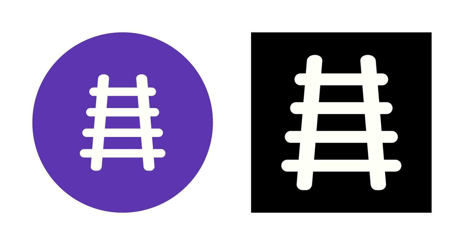 Train Tracks Vector Icon