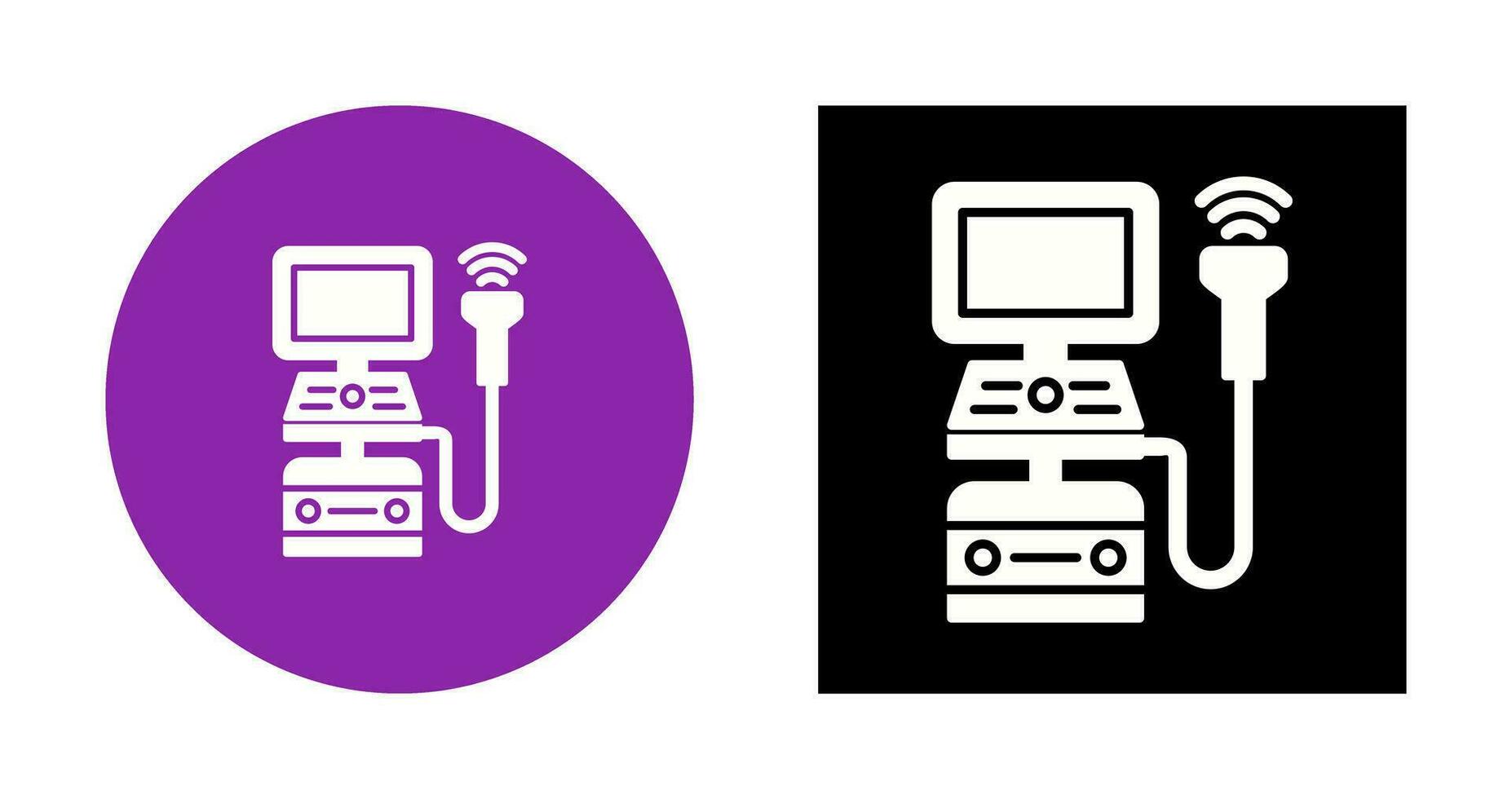 Ultrasound Machine Vector Icon