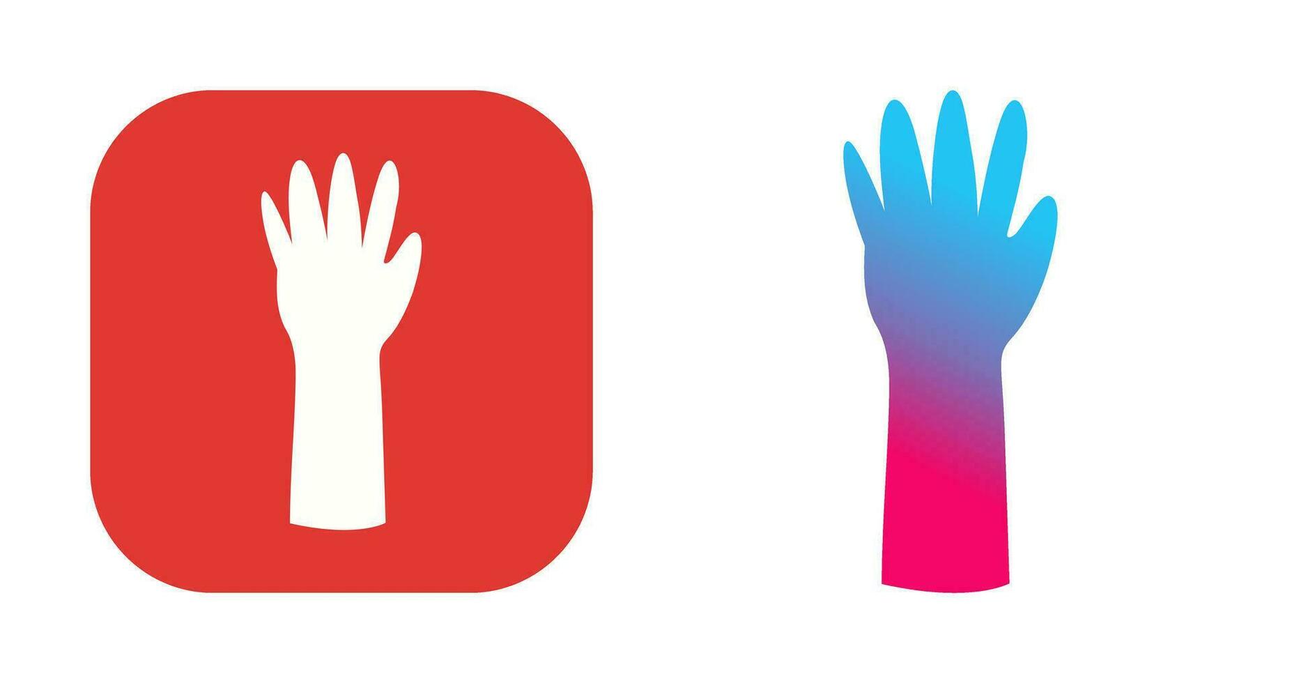 Unique Gloves Vector Icon