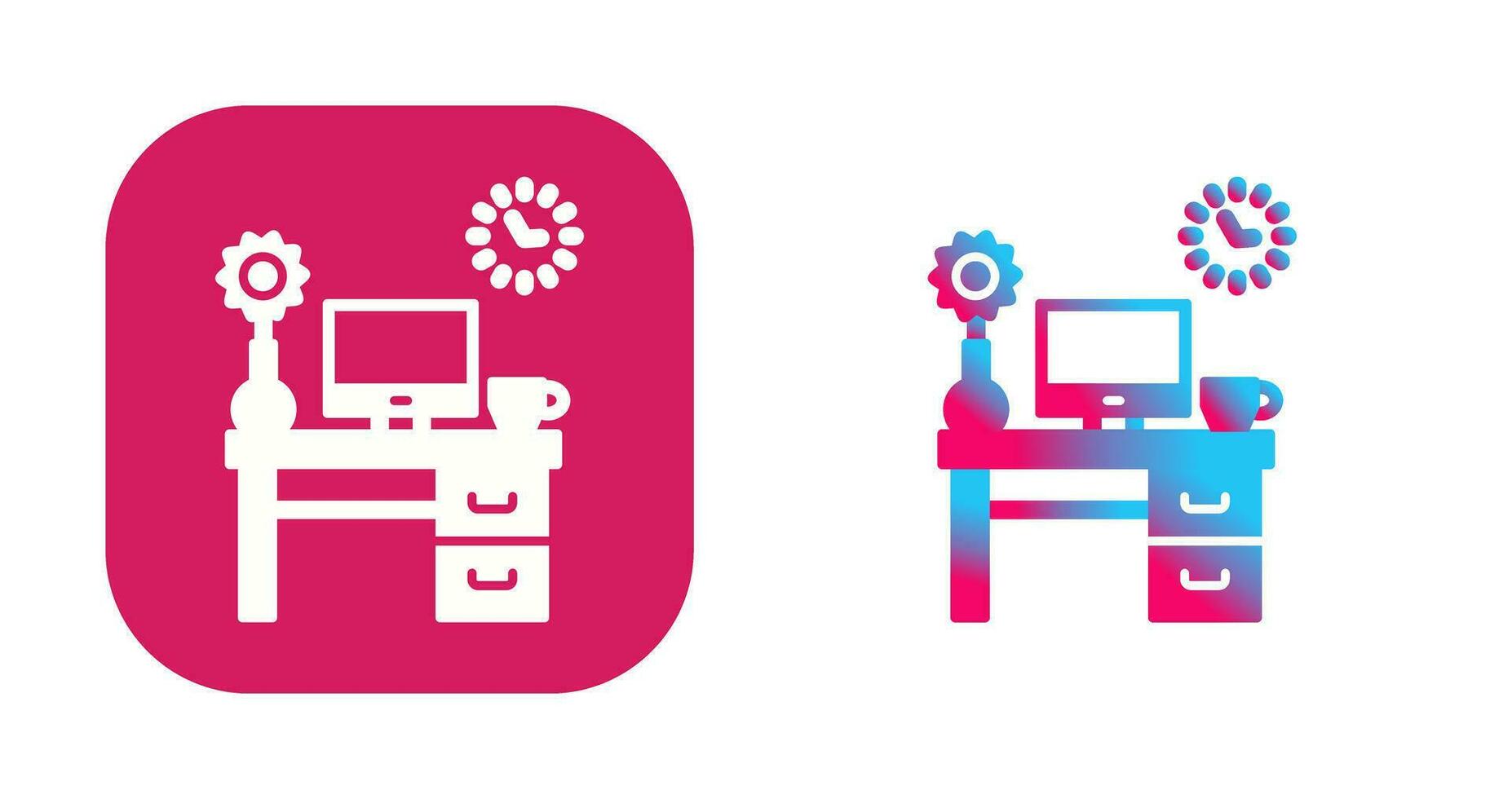 Work Table Vector Icon