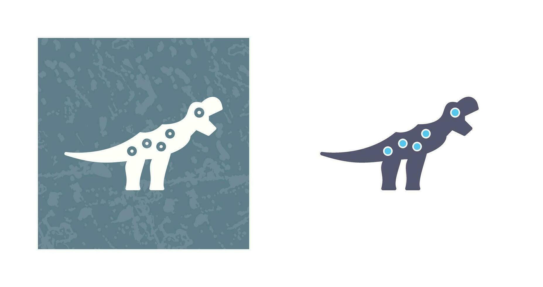 icono de vector de dinosaurio