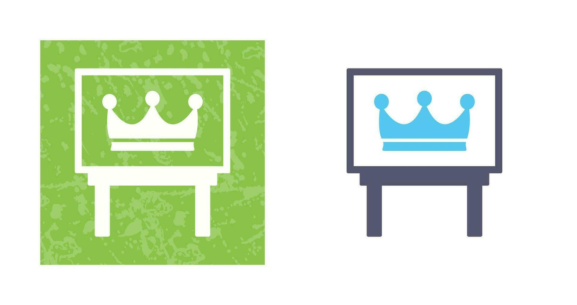 Crown Exhibit Vector Icon