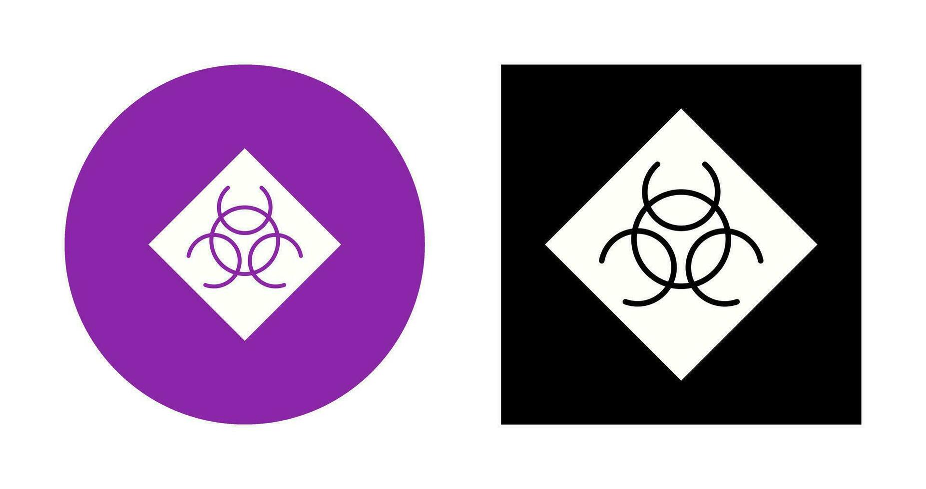 Biological Hazard Vector Icon