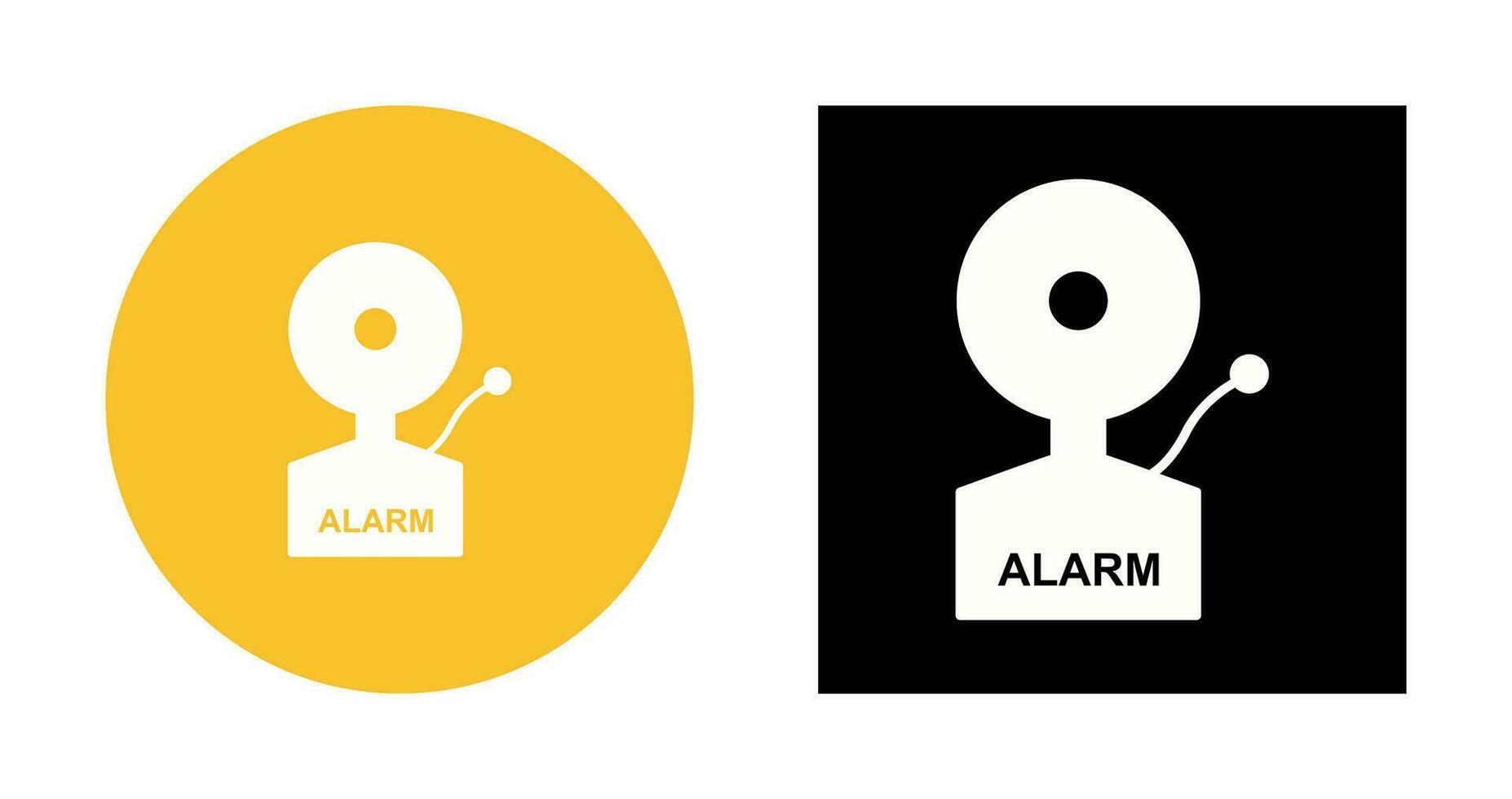 icono de vector de alarmas