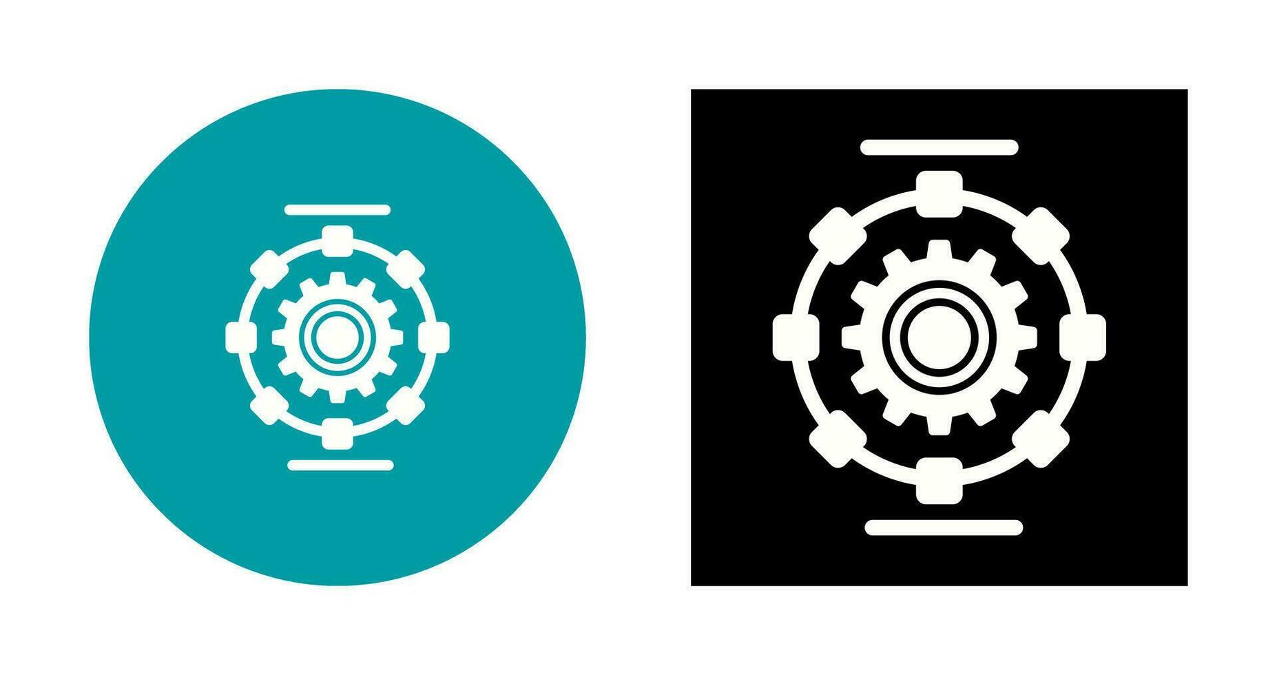 Automated Process Vector Icon