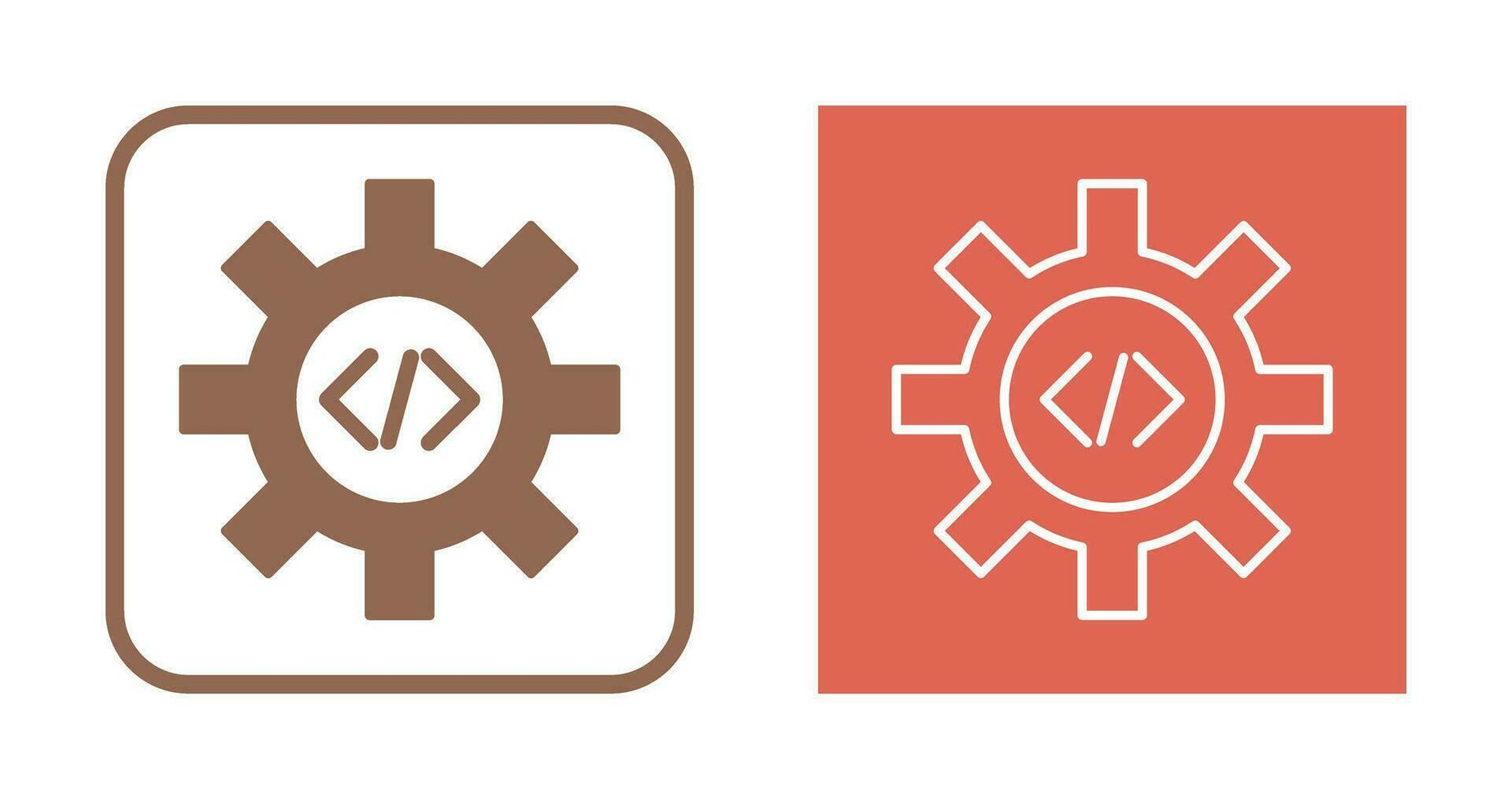 Unique Code Optimization Vector Icon