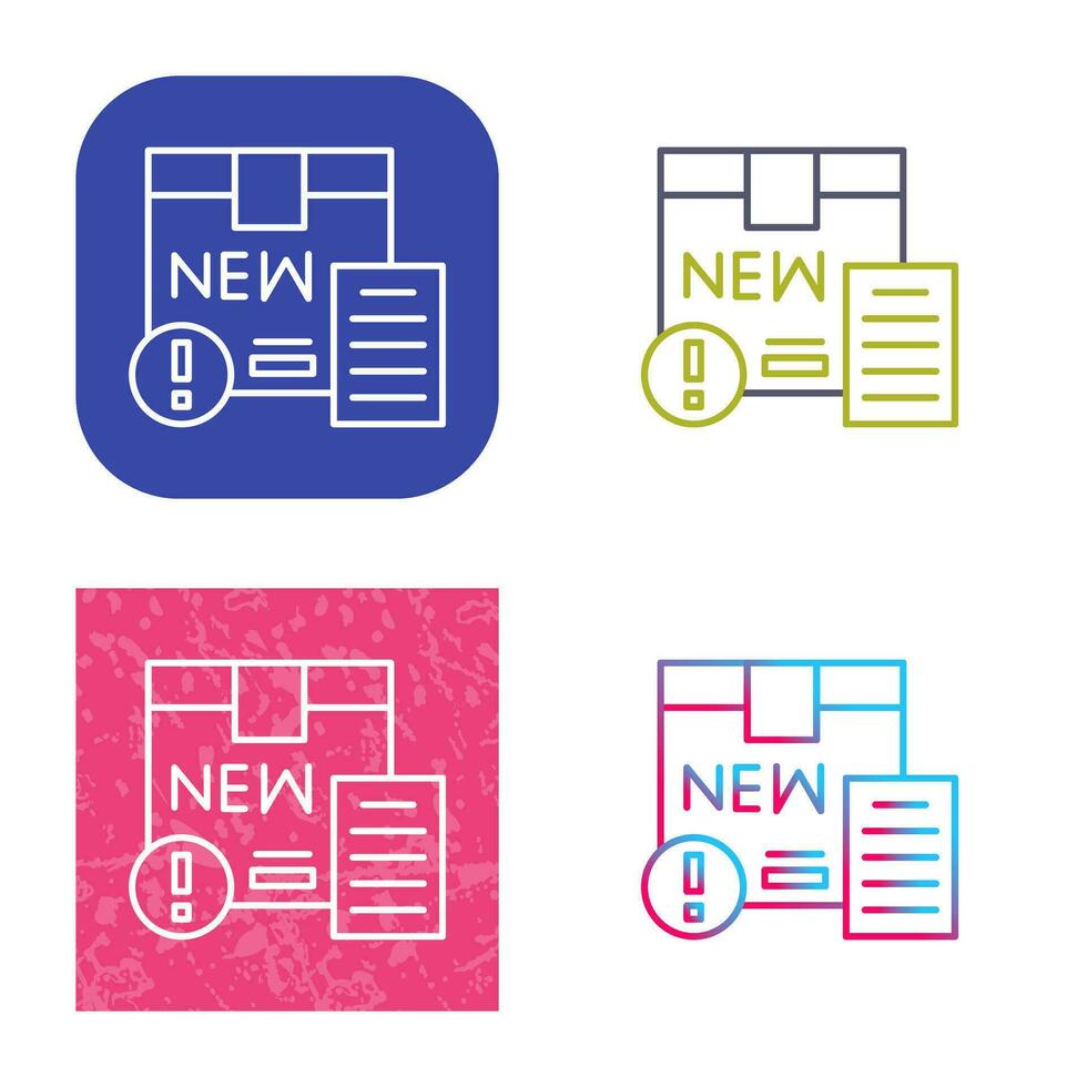New Product Vector Icon