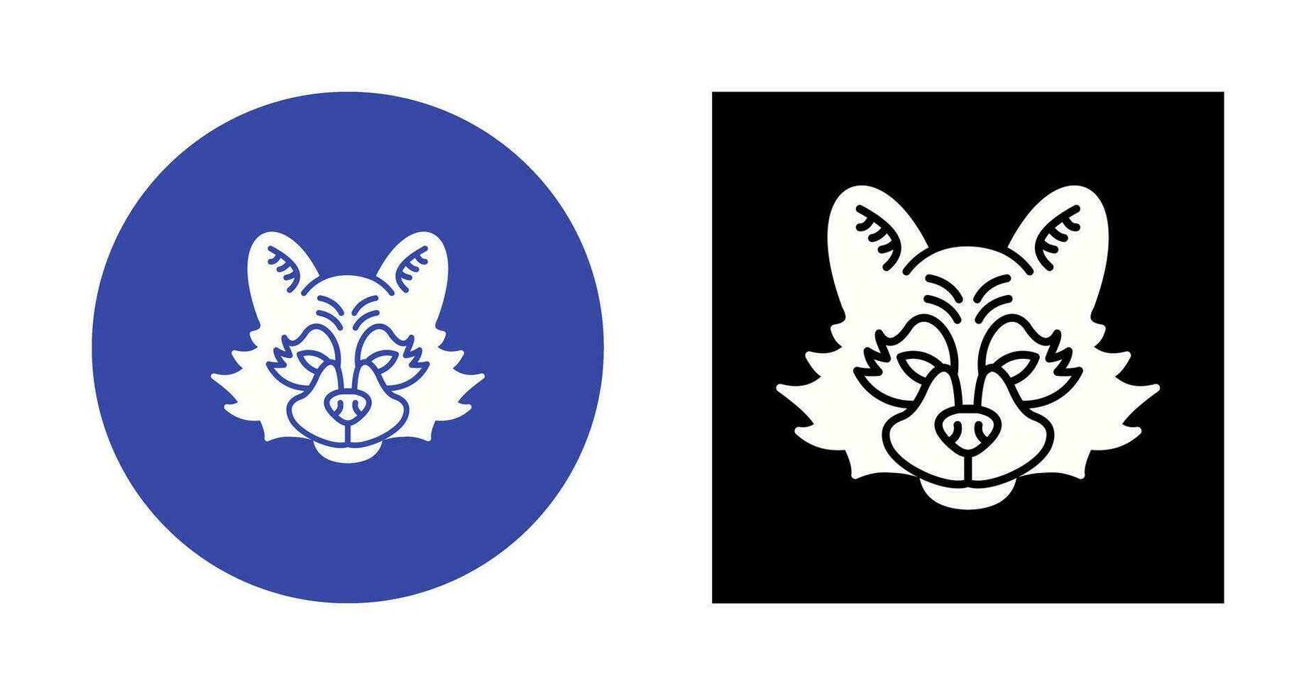 Raccoon Vector Icon