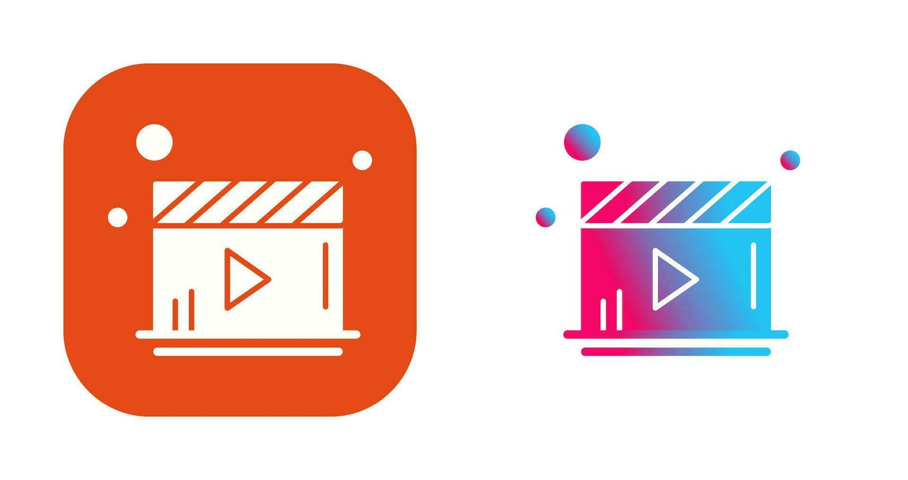 Video Player Vector Icon