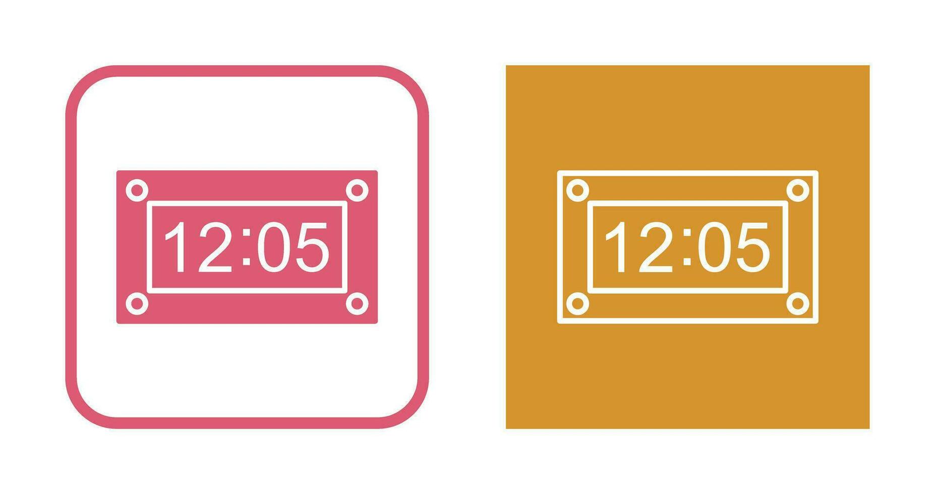 Unique Timer Vector Icon