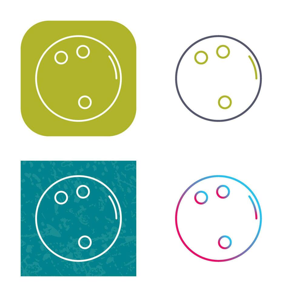 Bowling Ball Vector Icon