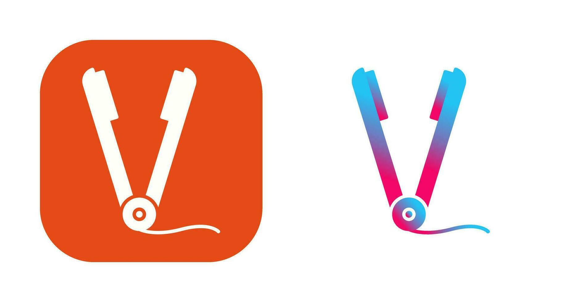 Straightener Vector Icon