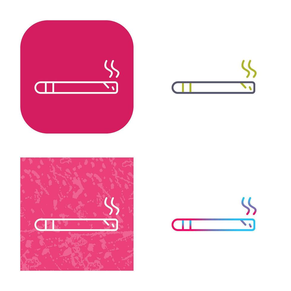 icono de vector de cigarro