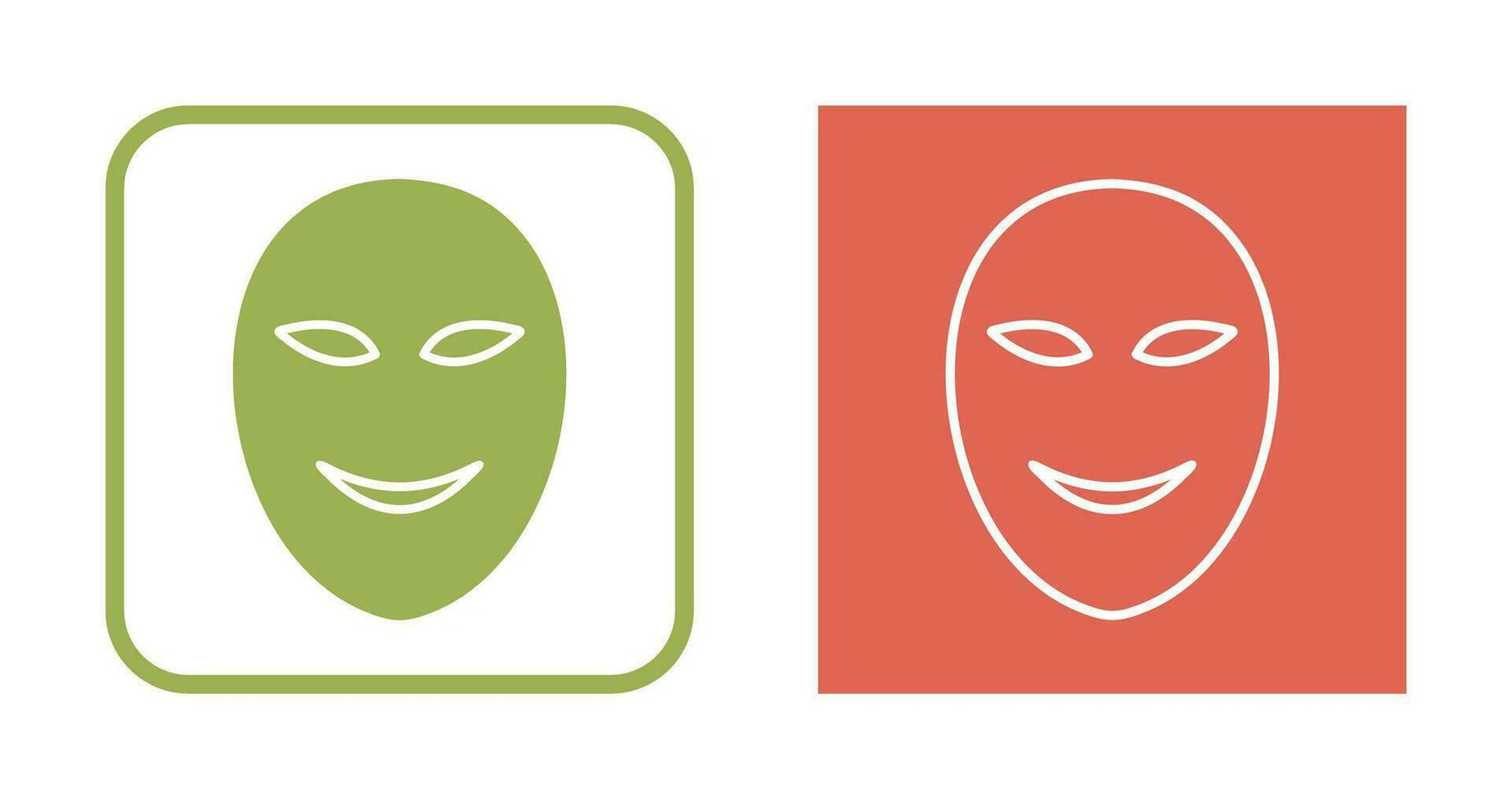 Ancient Face Mask Vector Icon