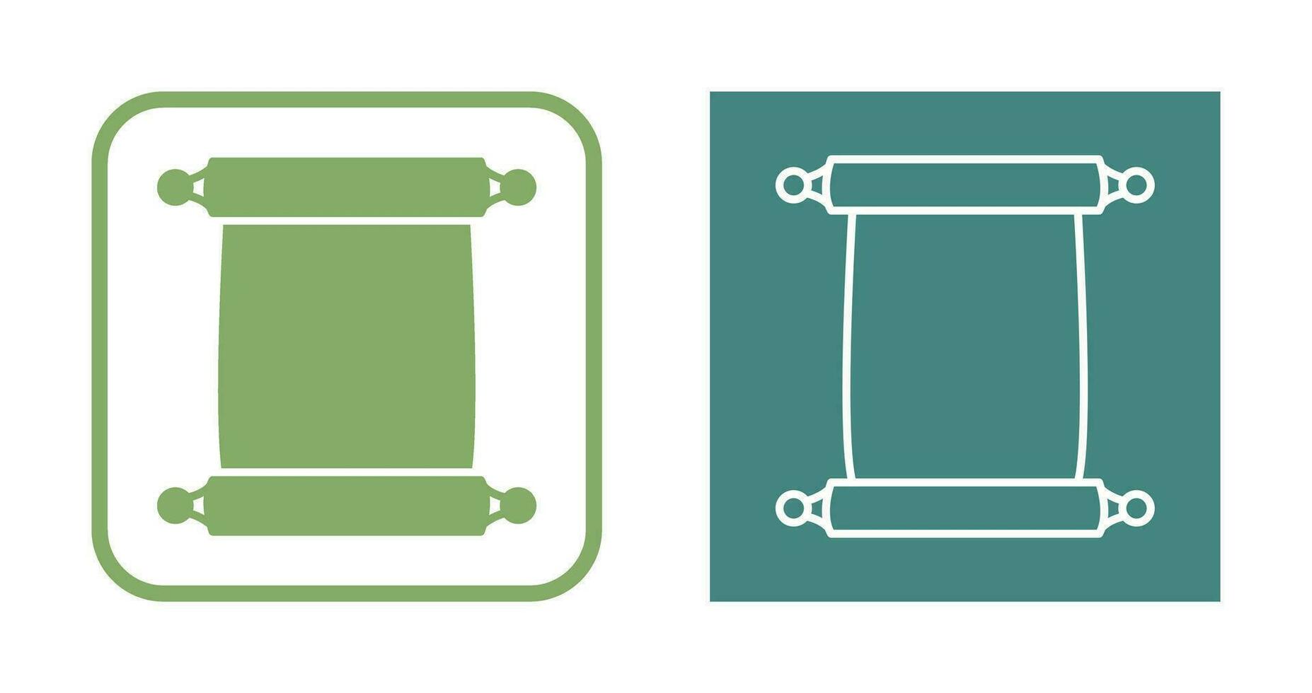 Scroll of Paper Vector Icon