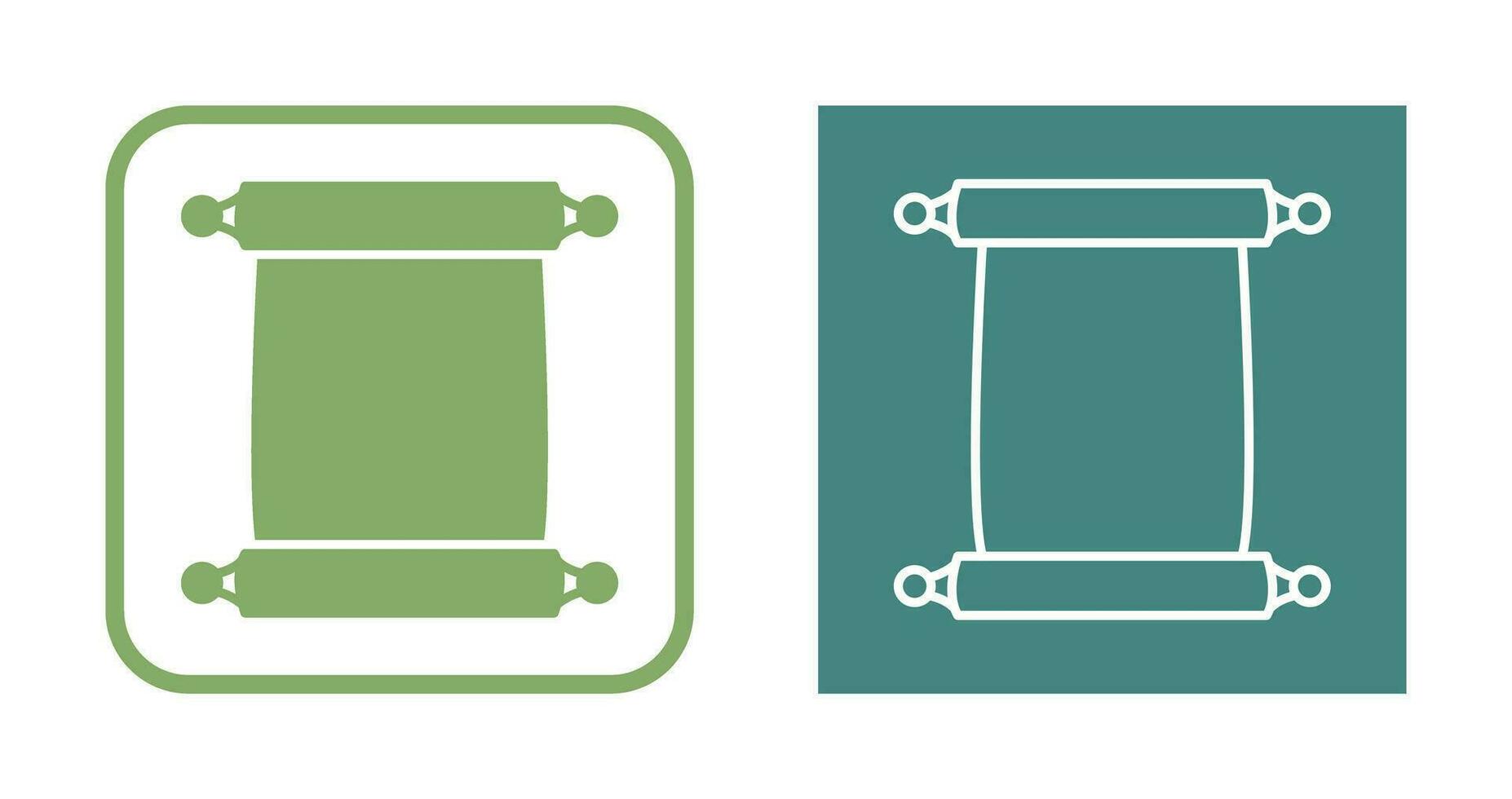 Scroll of Paper Vector Icon