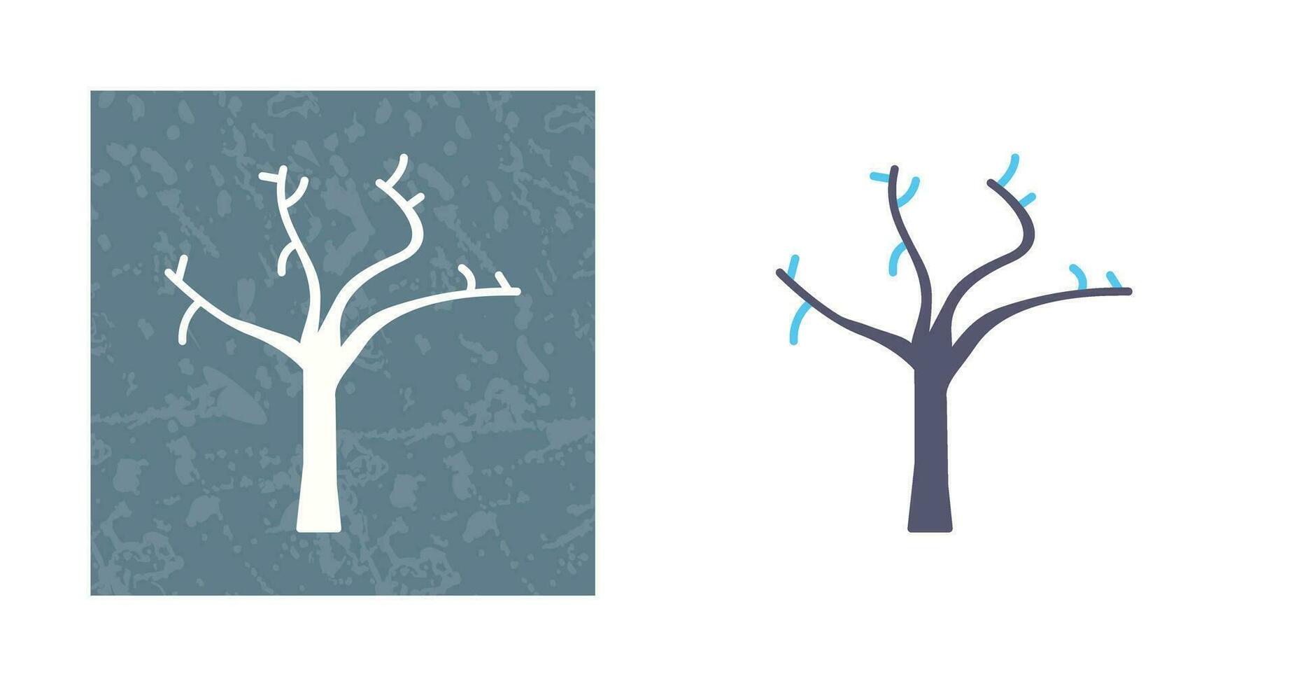 Tree with no Leaves Vector Icon