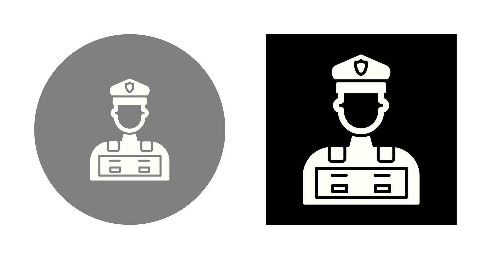 Police Man Vector Icon