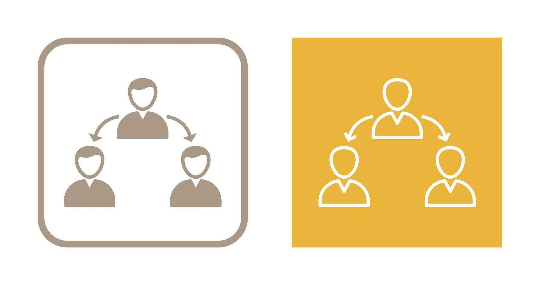 Unique Connected Users Vector Icon
