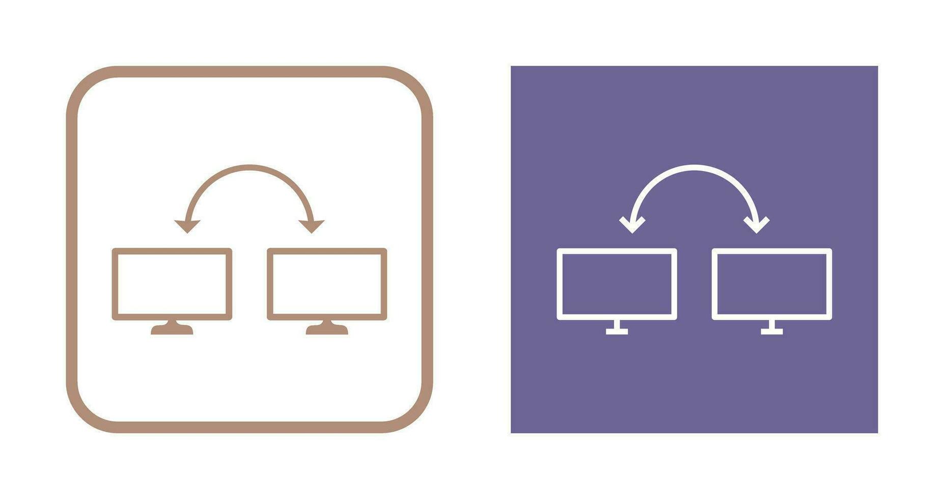 Unique Connected Systems Vector Icon