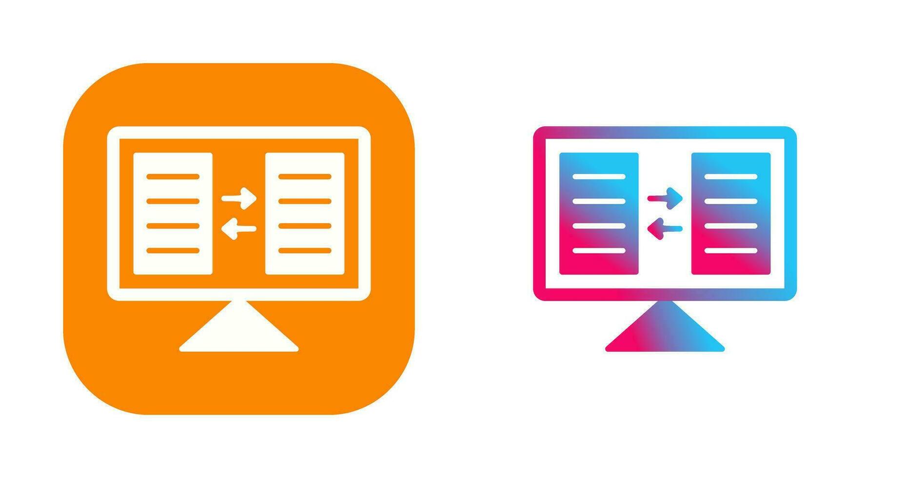 File Sharing Vector Icon